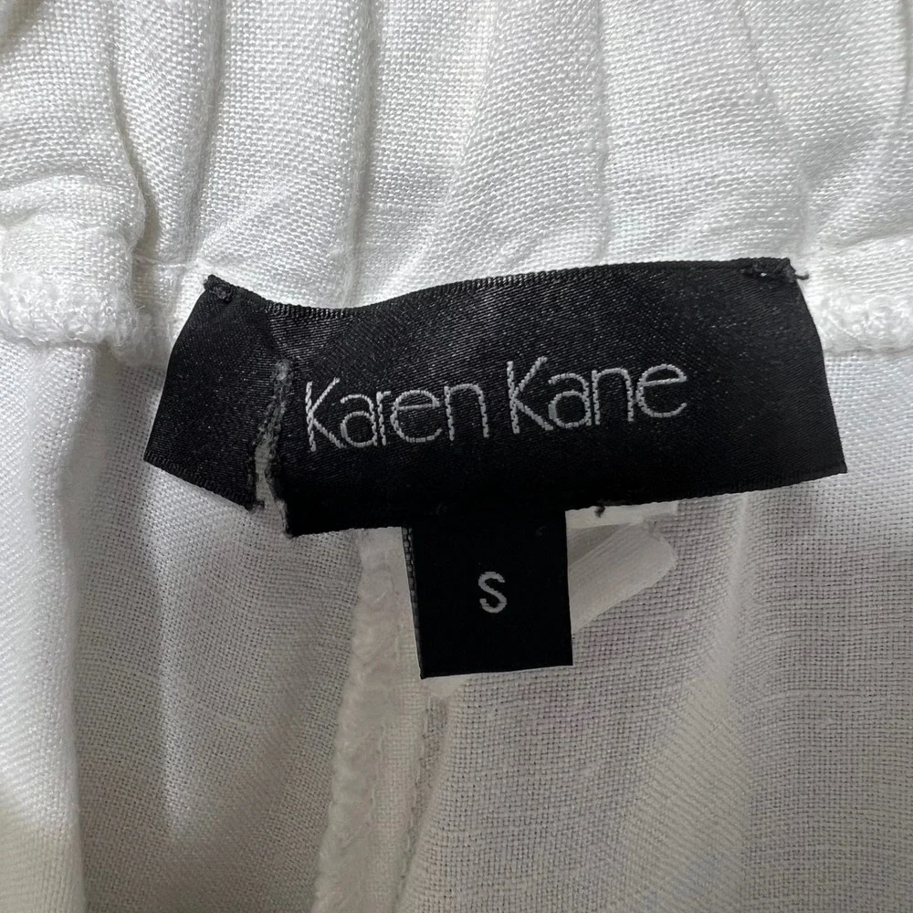 Karen Kane Womens White Wide Leg Palazzo Pants Size S Small - Picture 7 of 7